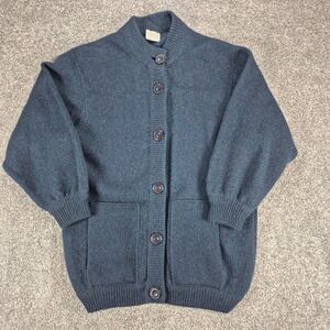 Vintage Barrie Shetland Sweater Mens Medium 100% Wool Cardigan Made in Scotland